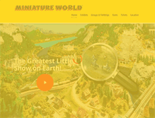 Tablet Screenshot of miniatureworld.com